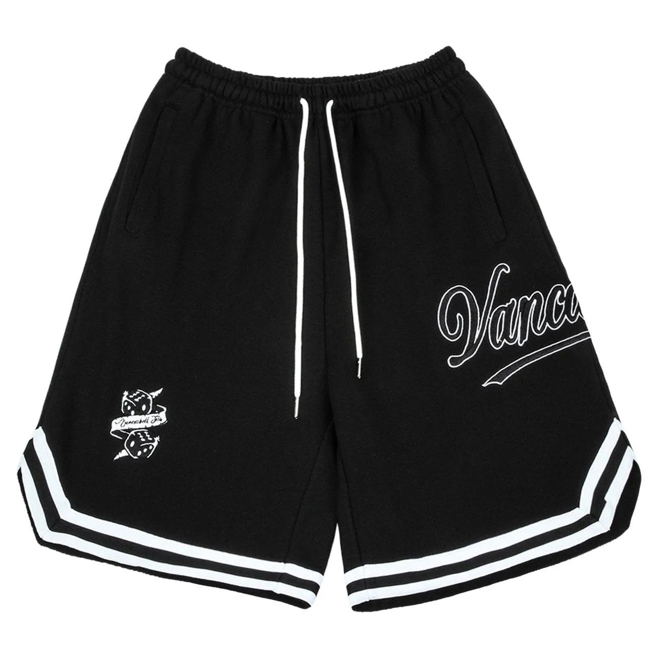 1984® - Stripe Embroidery Letter Shorts