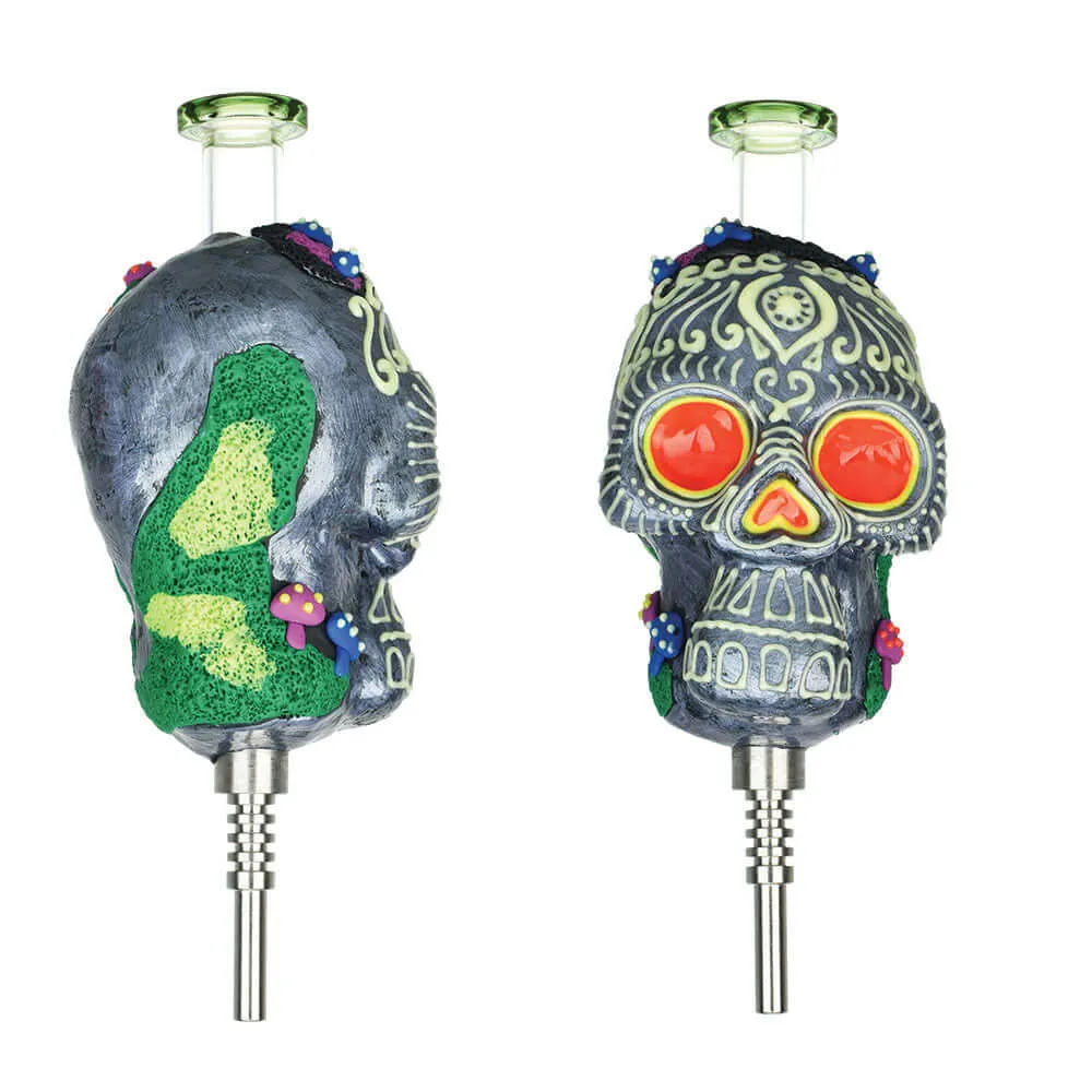 8.75" Pulsar Voodoo Skull Vapor Vessel with Ti Tip