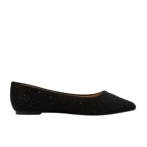 A NEW DAY - Corinna Rhinestone Ballet Flats