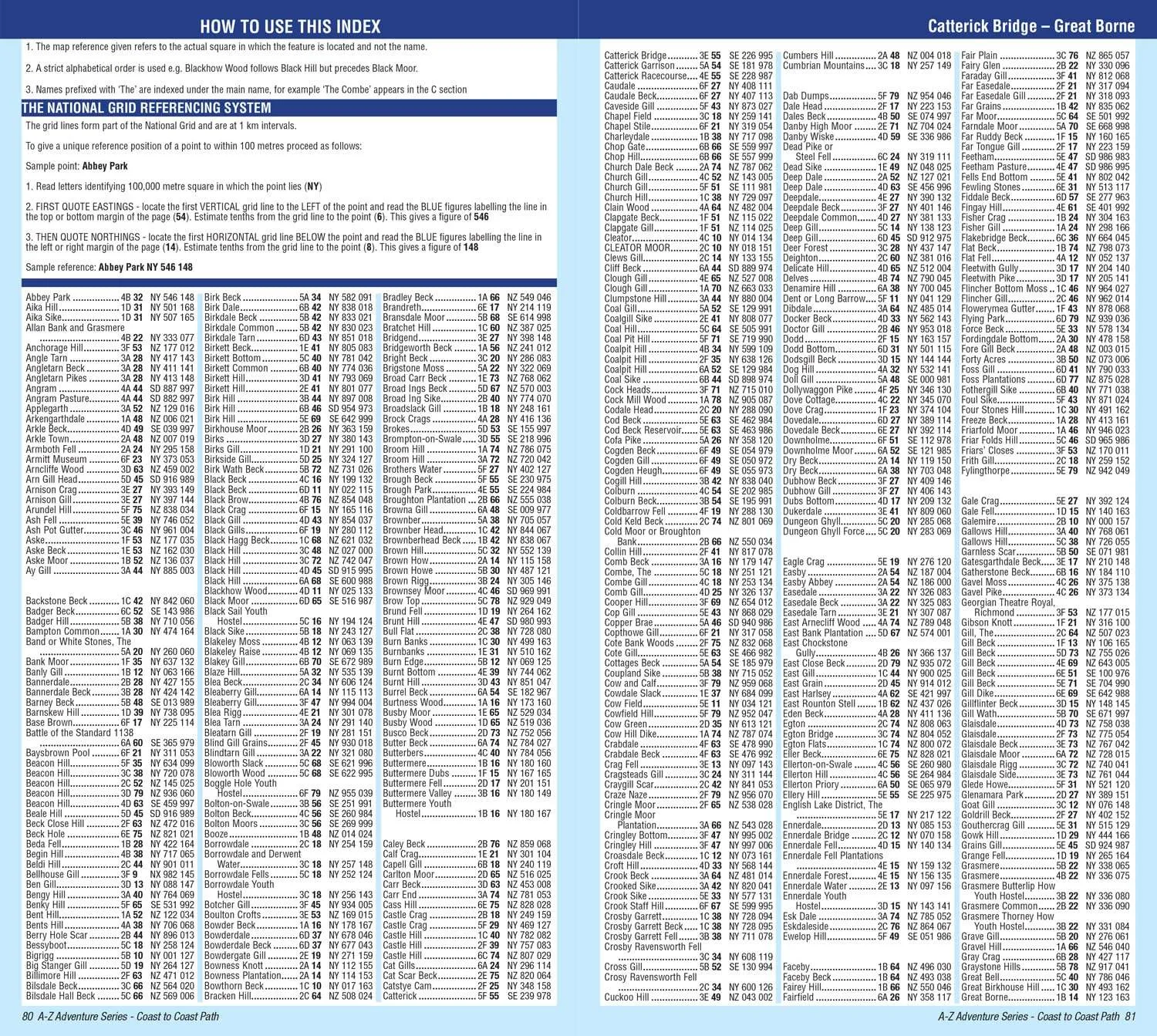 A-Z Coast to Coast Adventure Atlas