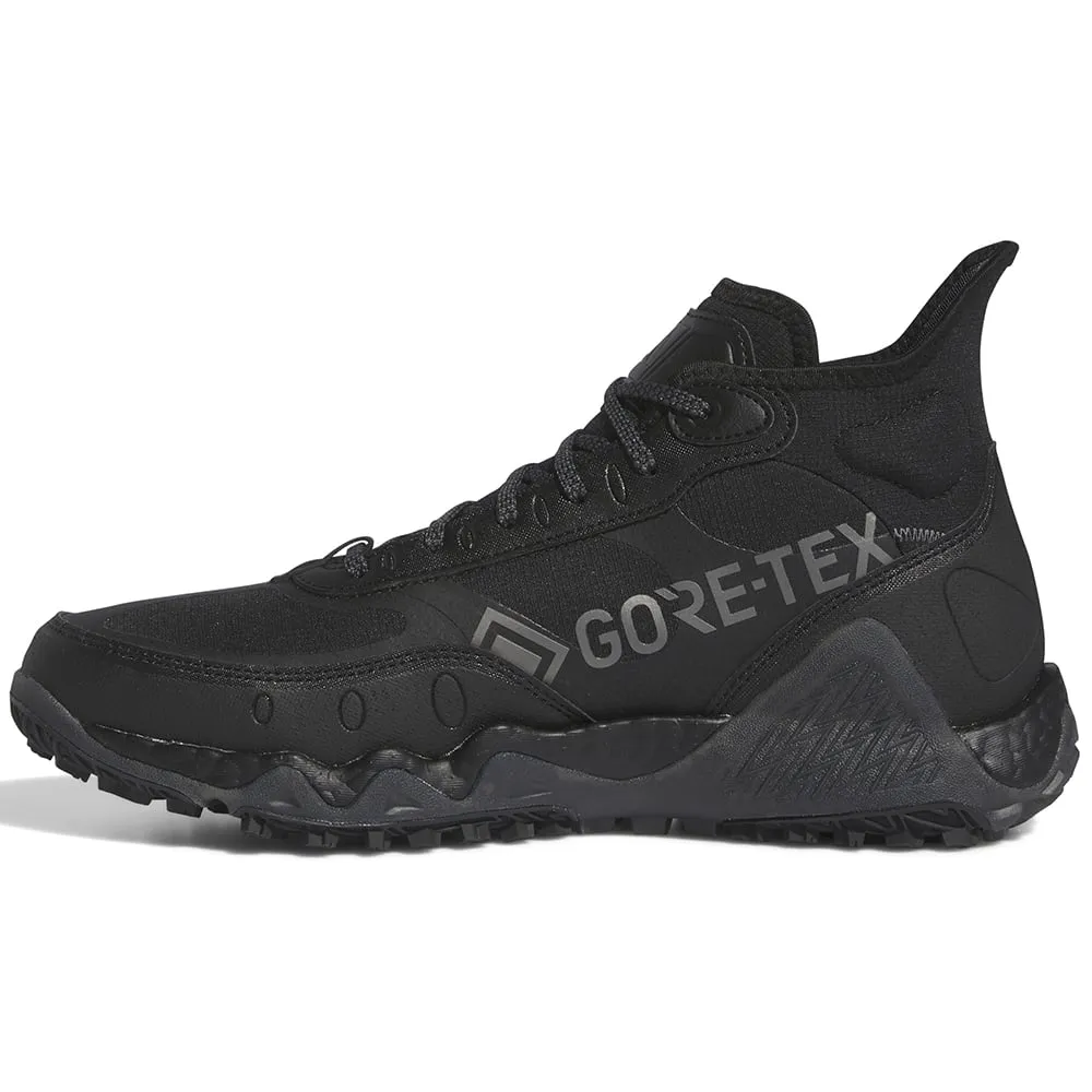 adidas Adicross Gore-Tex Spikeless Waterproof Shoes - Core Black/Dark Silver Metallic/Grey Five