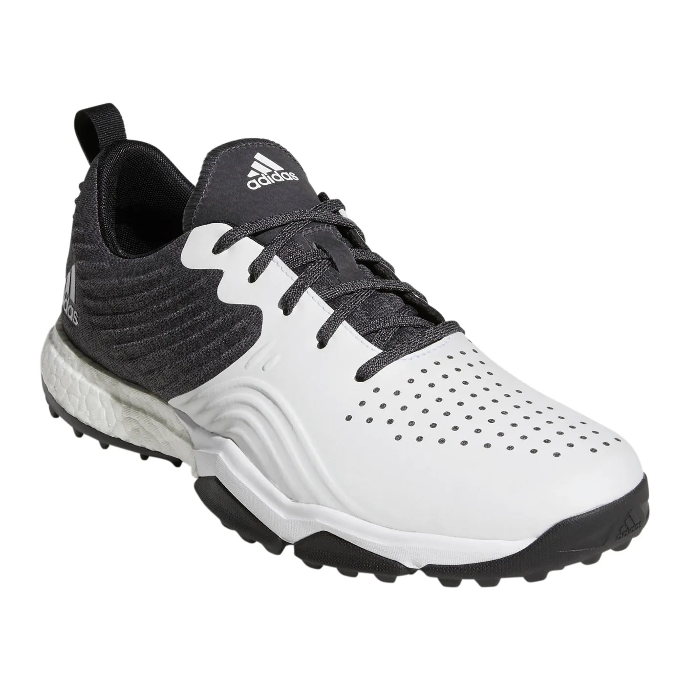 Adidas Adipower 4orged S White-Black Mens Golf Shoes