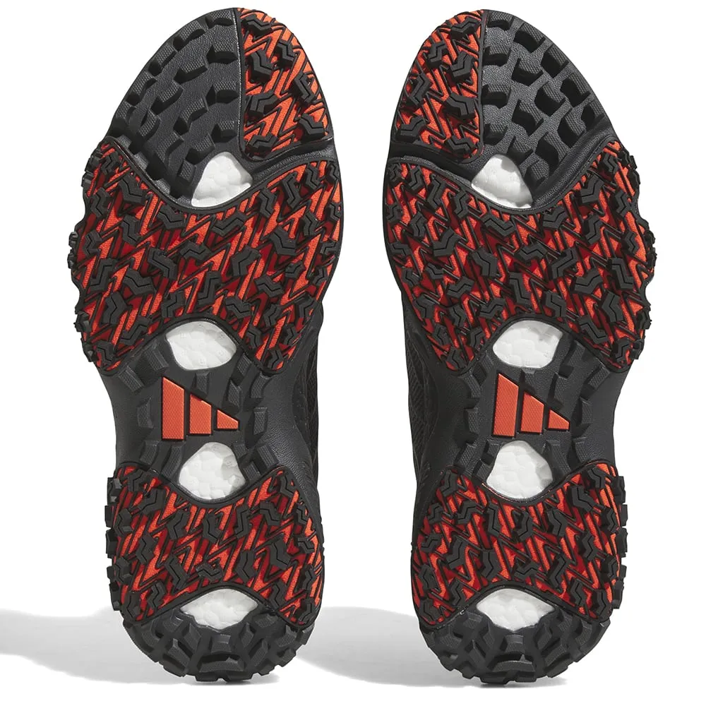 adidas CodeChaos Laceless Spikeless Waterproof Shoes - Core Black/Semi Solar Red/Grey Four