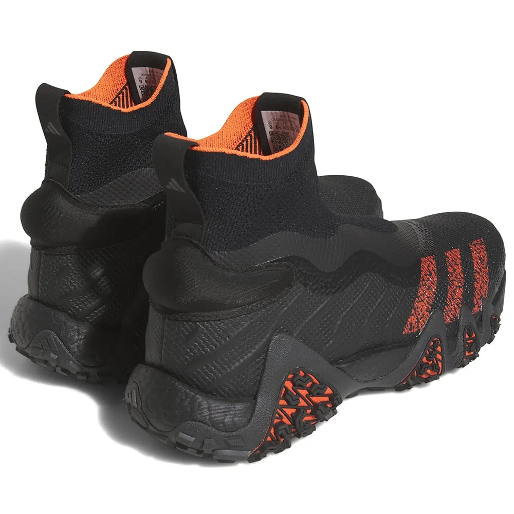 adidas CodeChaos Laceless Spikeless Waterproof Shoes - Core Black/Semi Solar Red/Grey Four