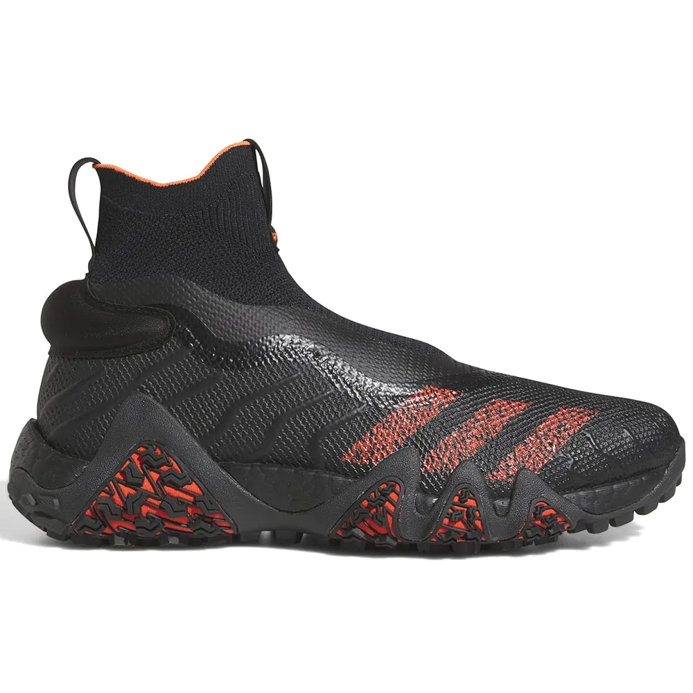 adidas CodeChaos Laceless Spikeless Waterproof Shoes - Core Black/Semi Solar Red/Grey Four