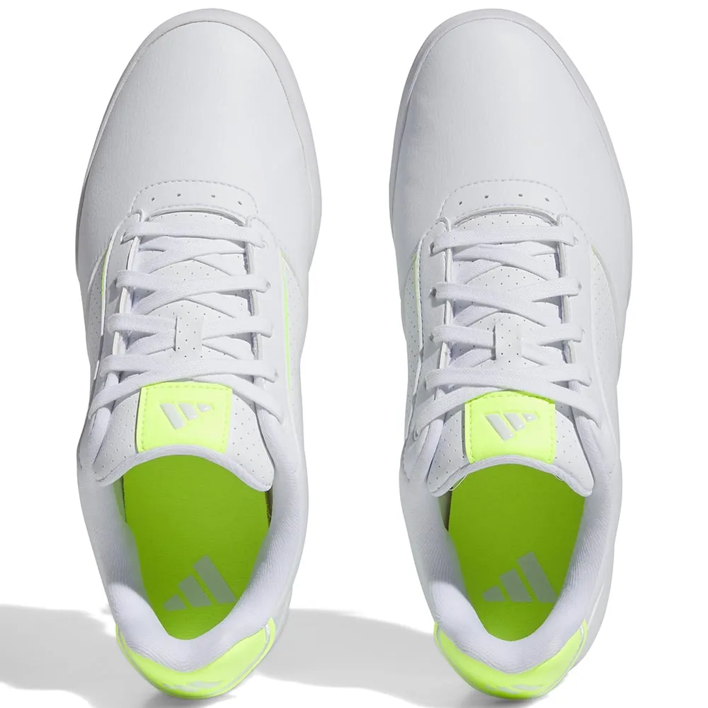 adidas Retrocross Waterproof Spikeless Shoes - White/Lucid Lemon