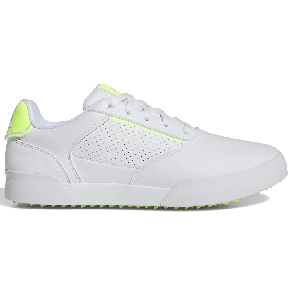 adidas Retrocross Waterproof Spikeless Shoes - White/Lucid Lemon