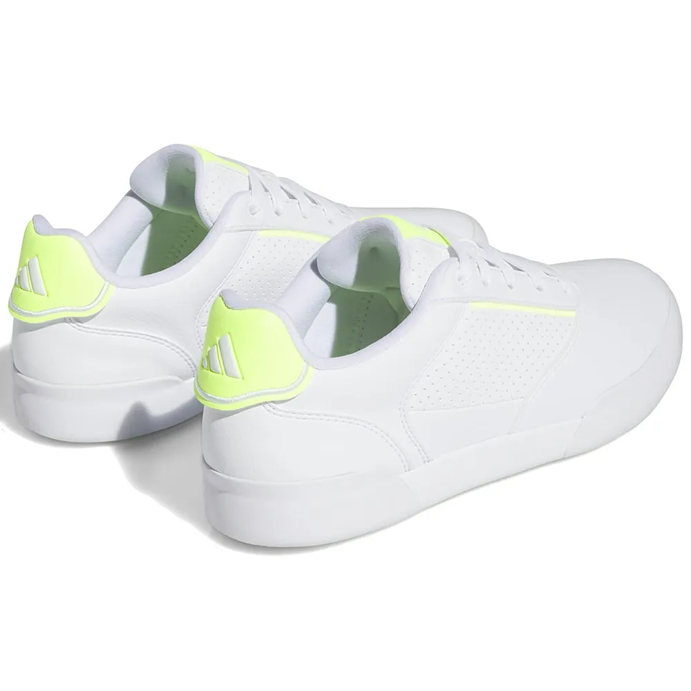 adidas Retrocross Waterproof Spikeless Shoes - White/Lucid Lemon