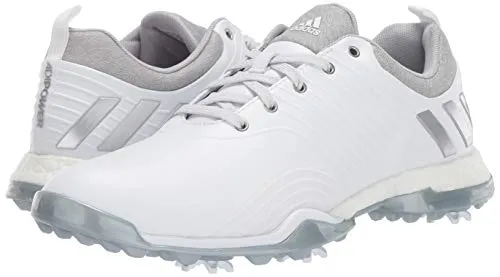 adidas Women's Adipower 4ORGED Golf Shoe, FTWR White/Silver Metallic/Clear Onix, 9 M US