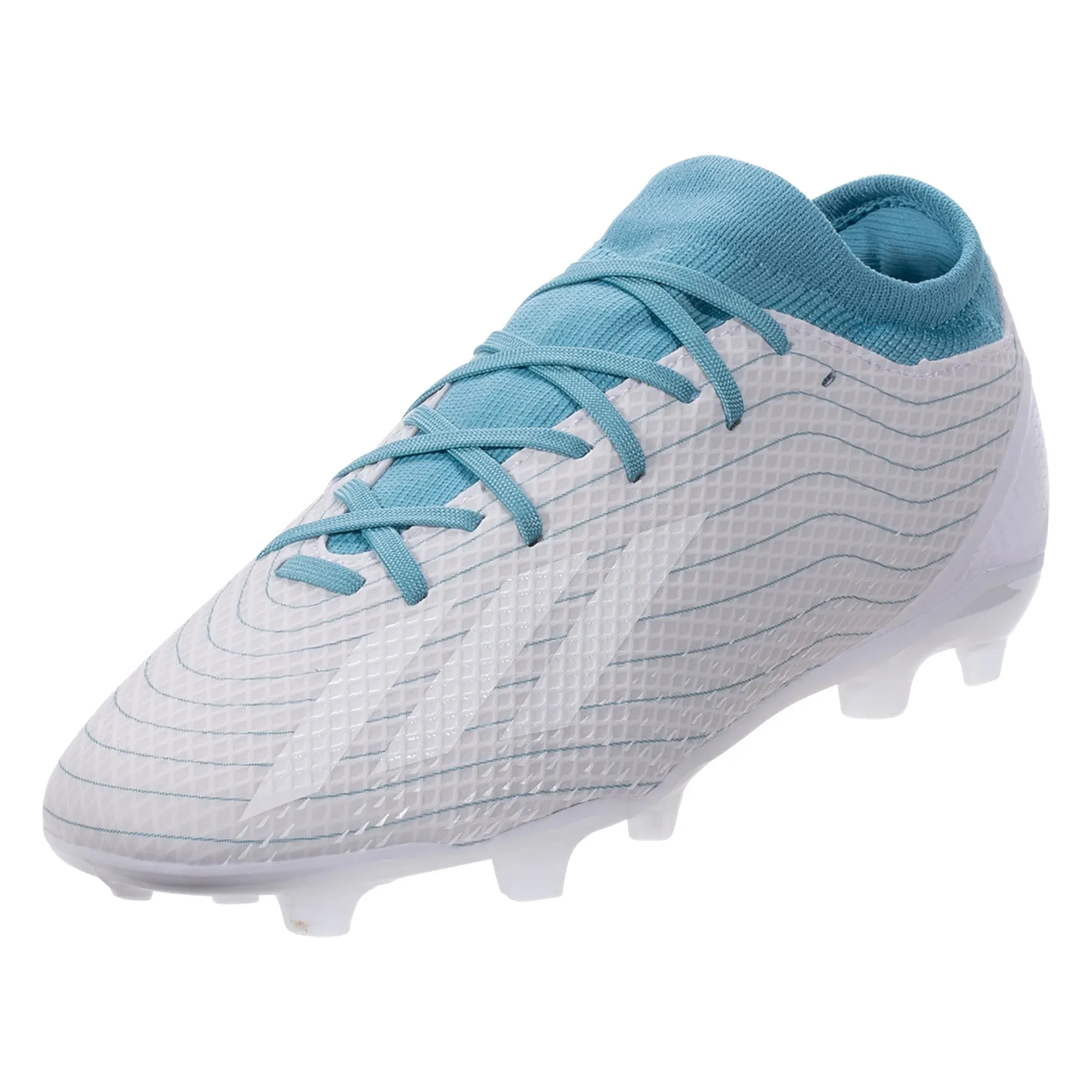 adidas X Speedportal.3 Parley FG Junior Firm Ground Soccer Cleat White/Grey/Blue