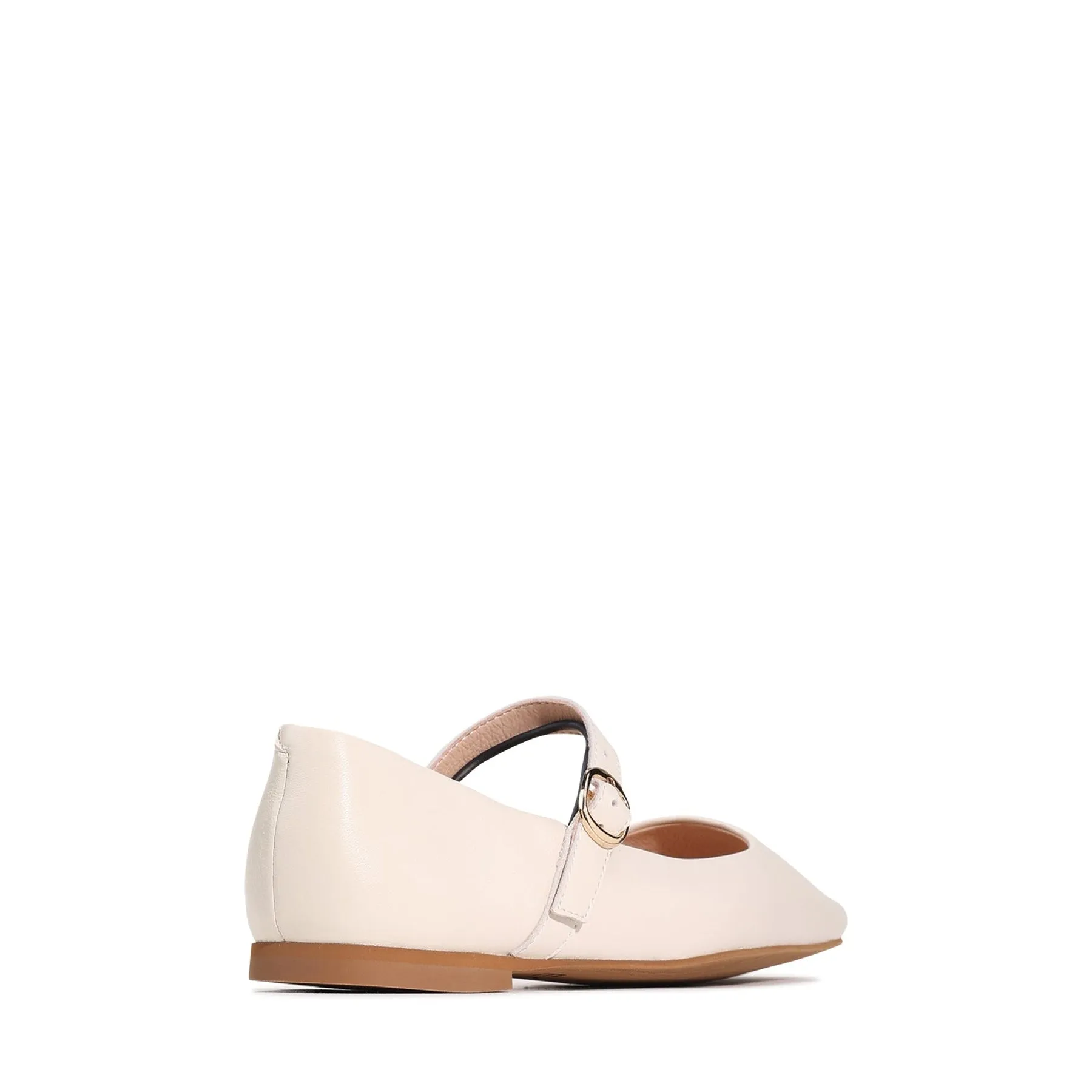 ADRIANO MARY JANE LEATHER FLATS