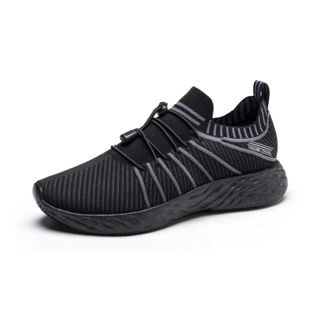 Alexis Men's Black Running Shoes