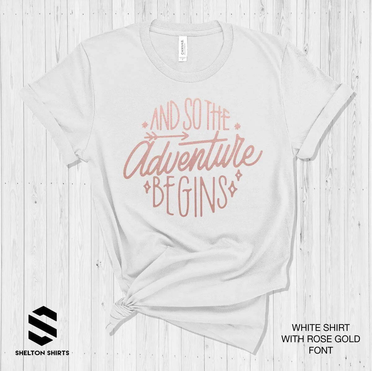 And So The Adventure Begins Pacific Northwest Super Soft Cotton Comfy T-Shirt