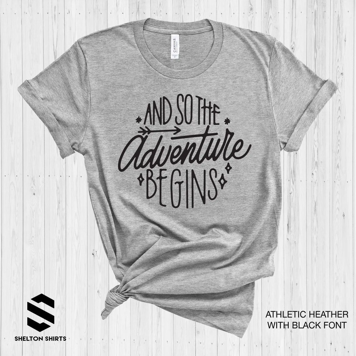 And So The Adventure Begins Pacific Northwest Super Soft Cotton Comfy T-Shirt