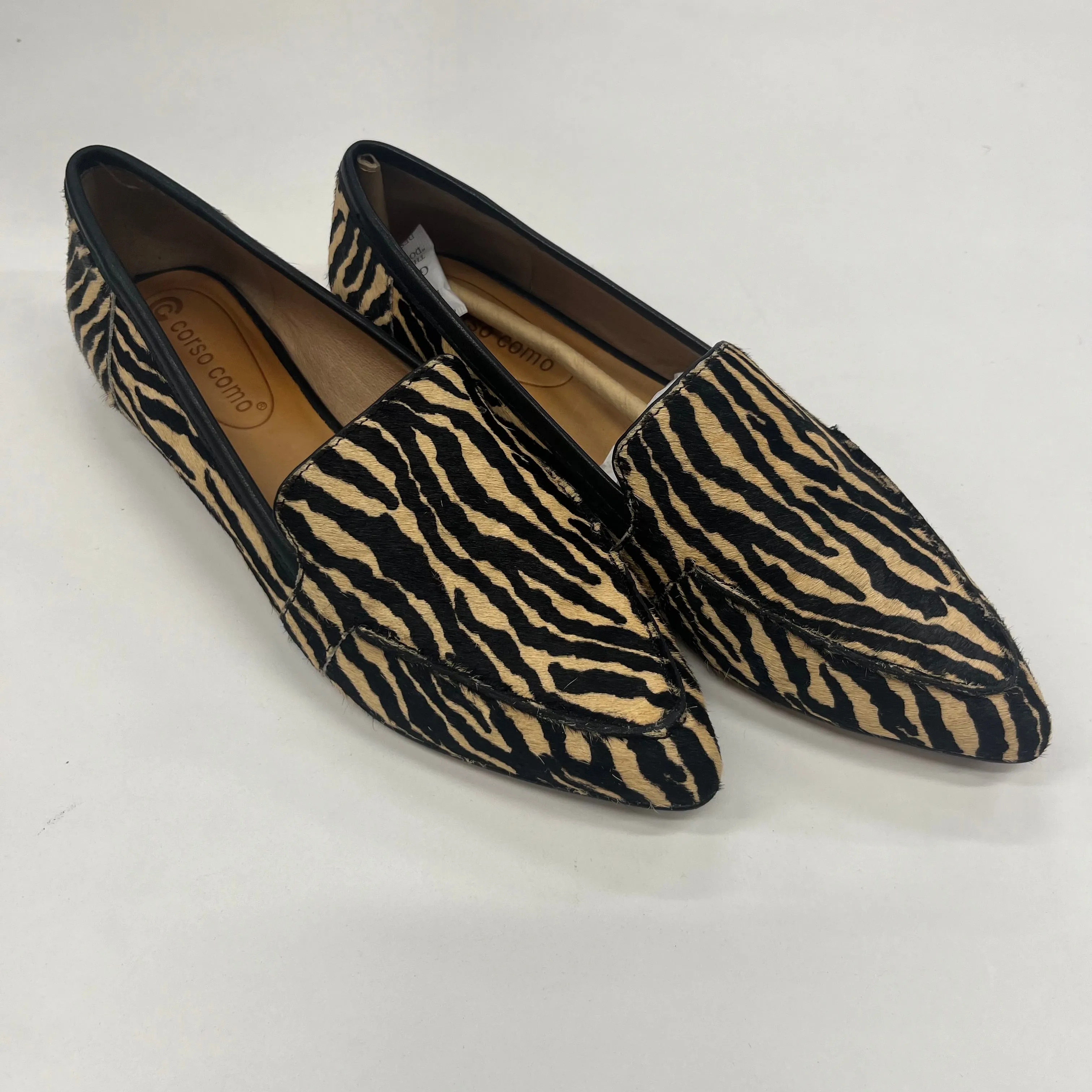 Animal Print Shoes Flats Ballet Corso Cosmo, Size 6.5