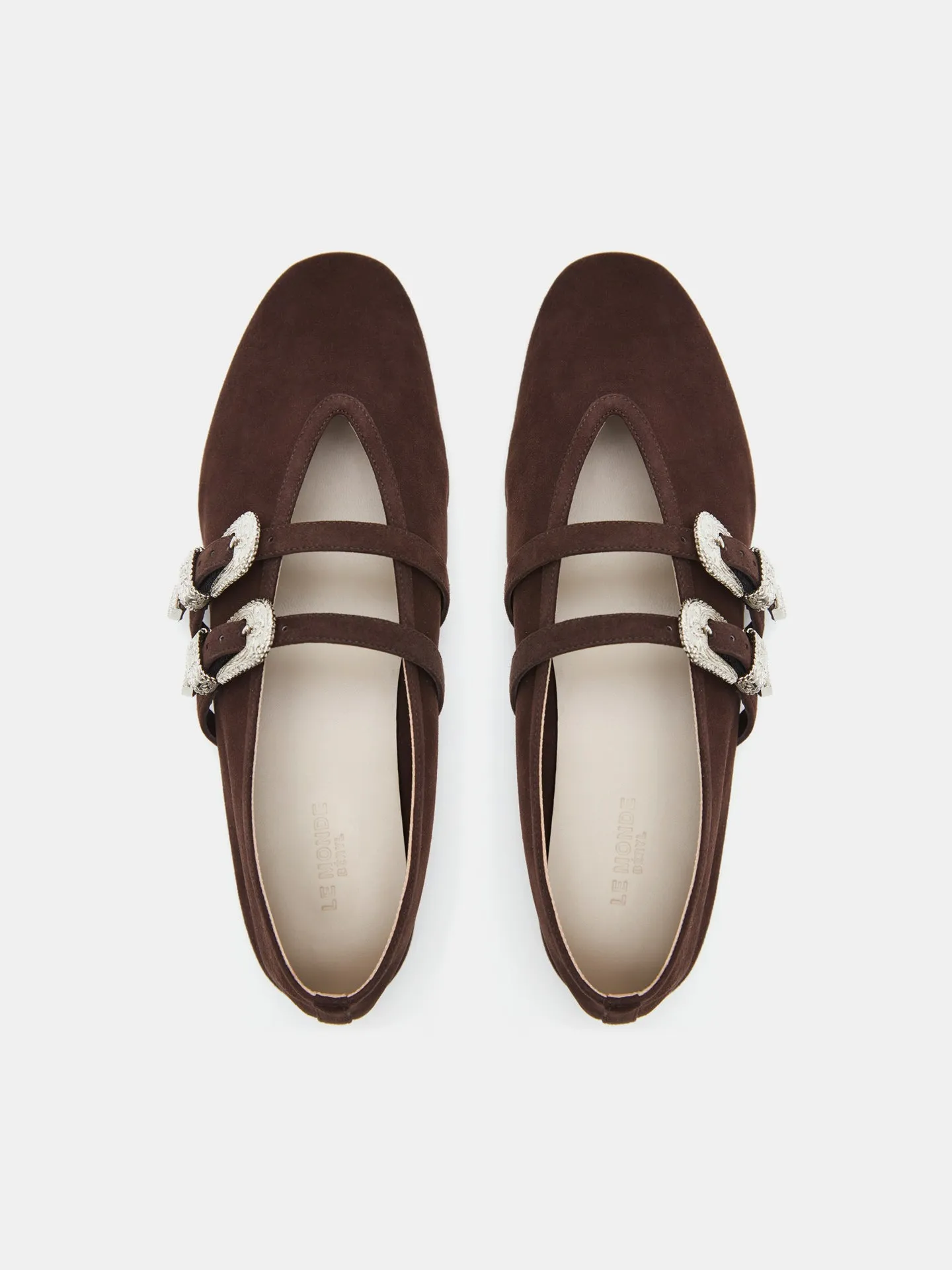 Ballet Claudia Slipper / Chocolate Suede