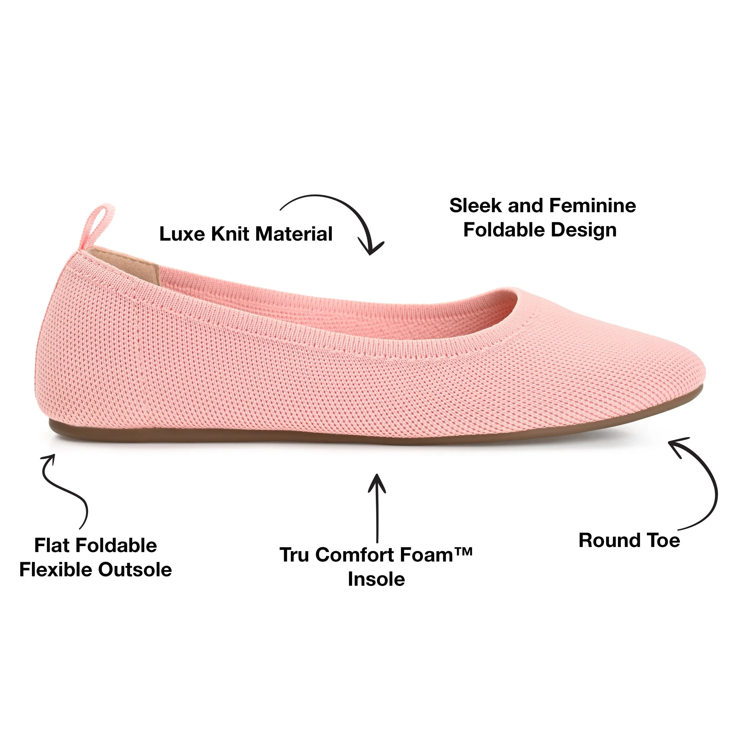 BALLET FLAT IN FABRIC (WIDE)