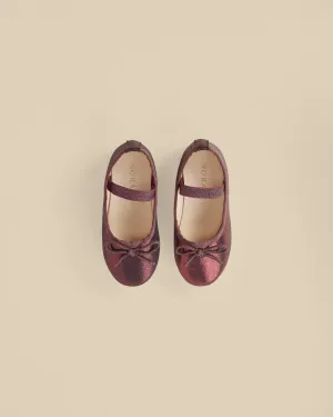 Ballet Flats || Metallic Fig