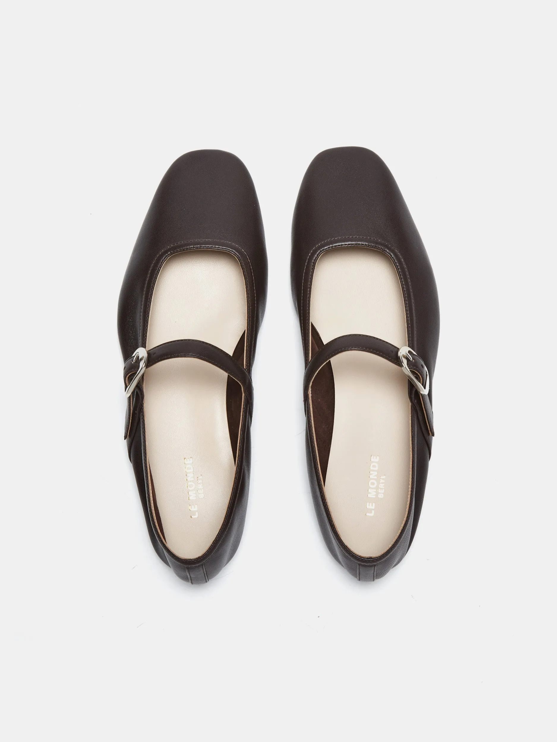 Ballet Mary Jane / Chocolate Leather