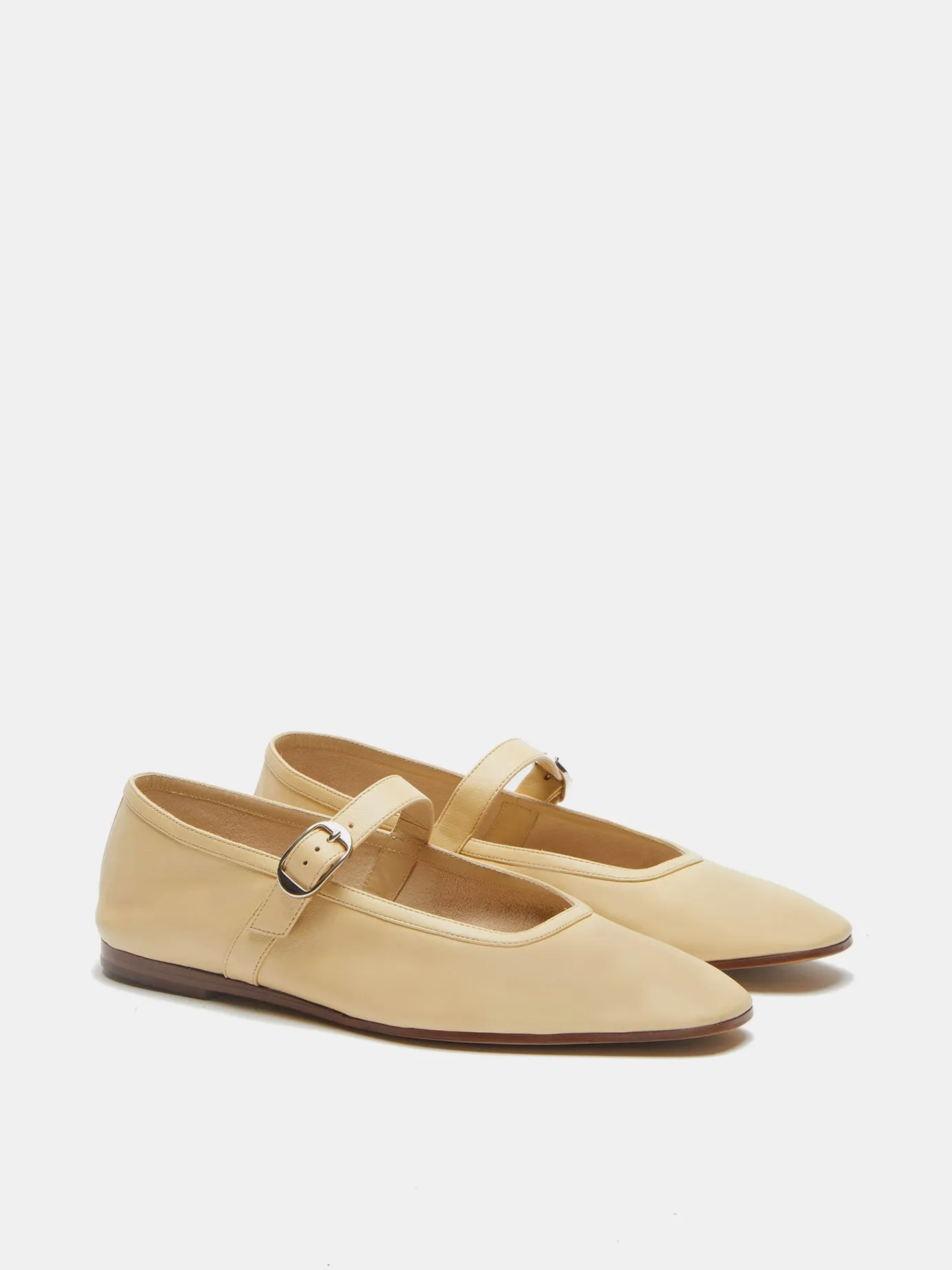 Ballet Mary Jane / Custard Leather