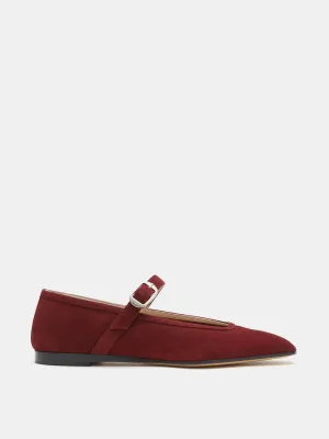 Ballet Mary Jane / Oxblood Suede