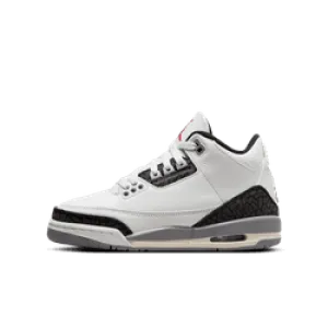 Big Kid's Jordan 3 Retro - SUMMIT WHITE/FIRE RED-CEMENT GREY-BLACK