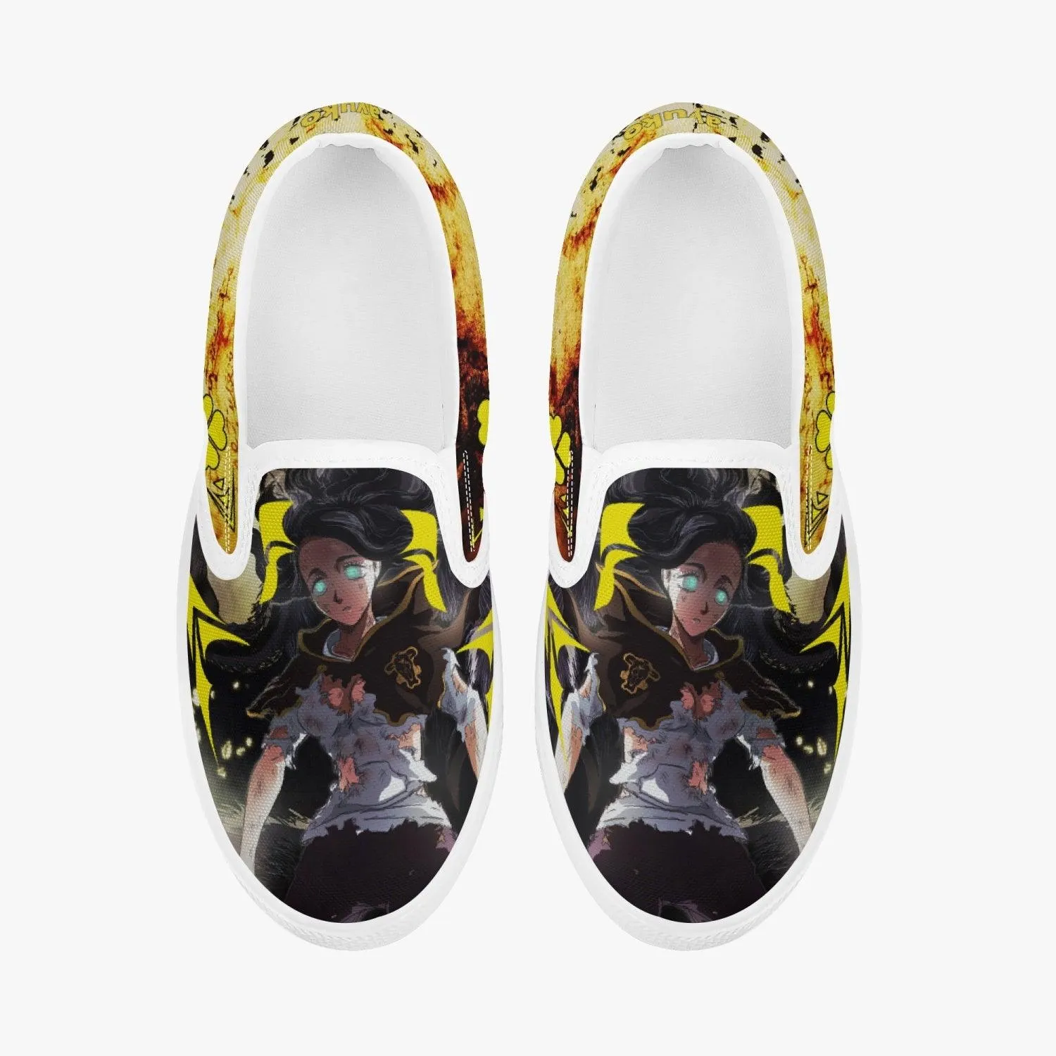 Black Clover Charmy Pappitson Kids Slip Ons Anime Shoes