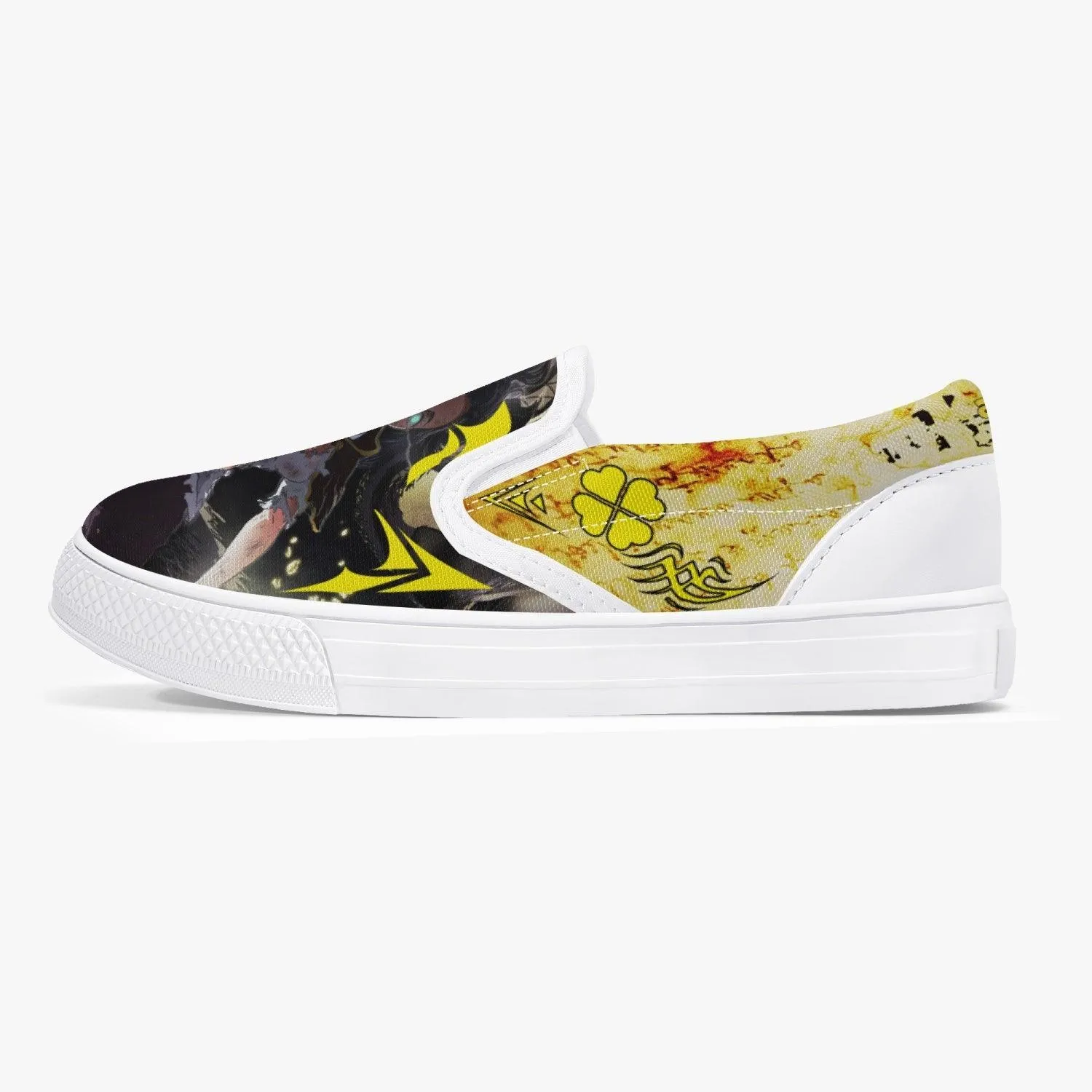 Black Clover Charmy Pappitson Kids Slip Ons Anime Shoes