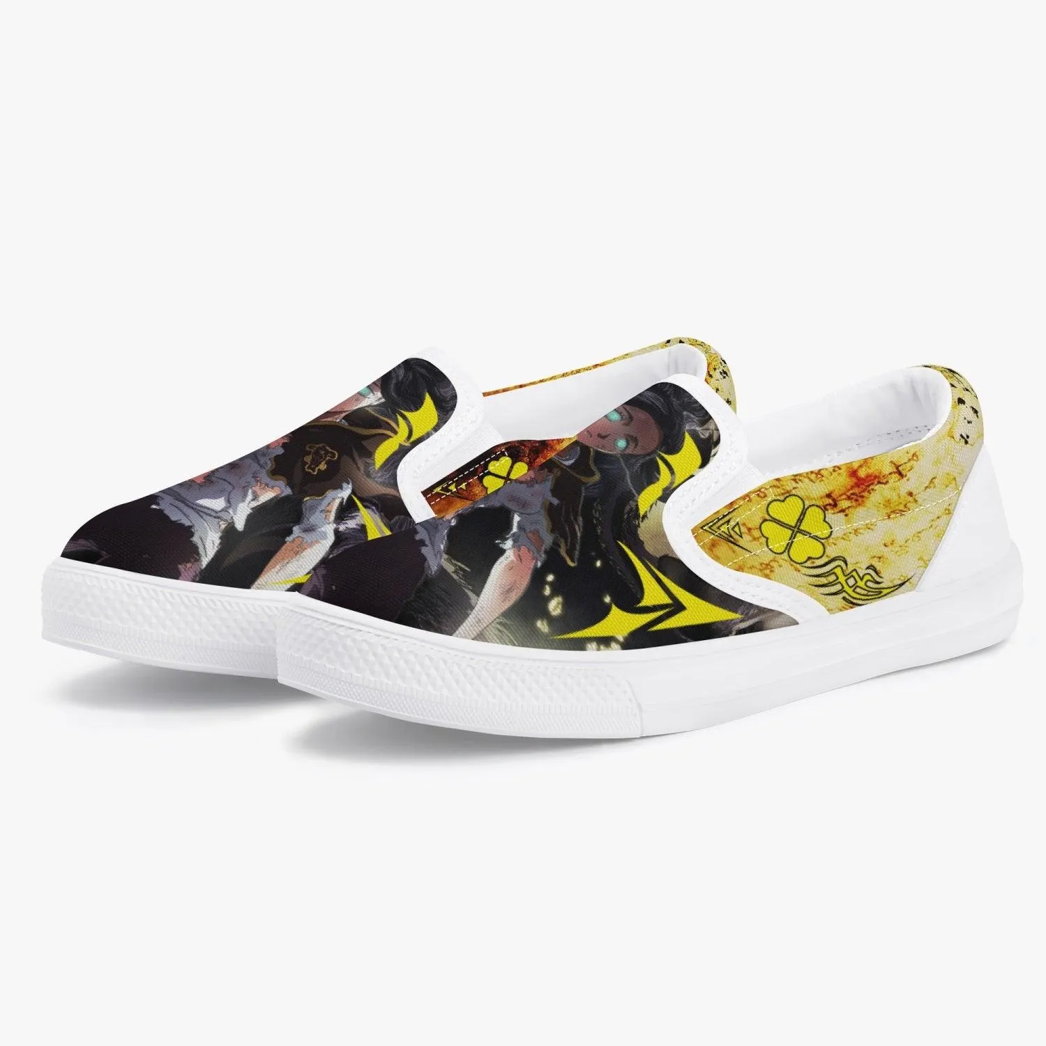 Black Clover Charmy Pappitson Kids Slip Ons Anime Shoes