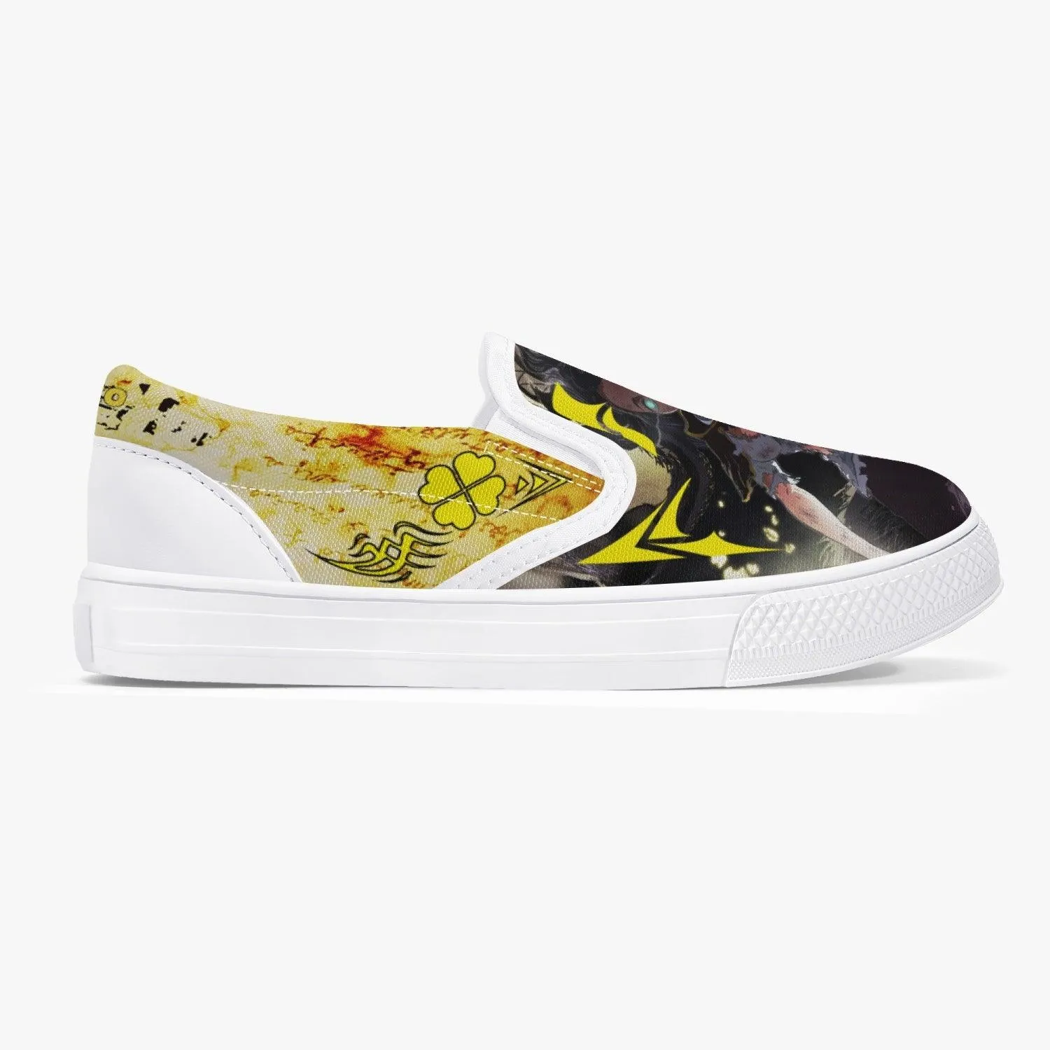 Black Clover Charmy Pappitson Kids Slip Ons Anime Shoes