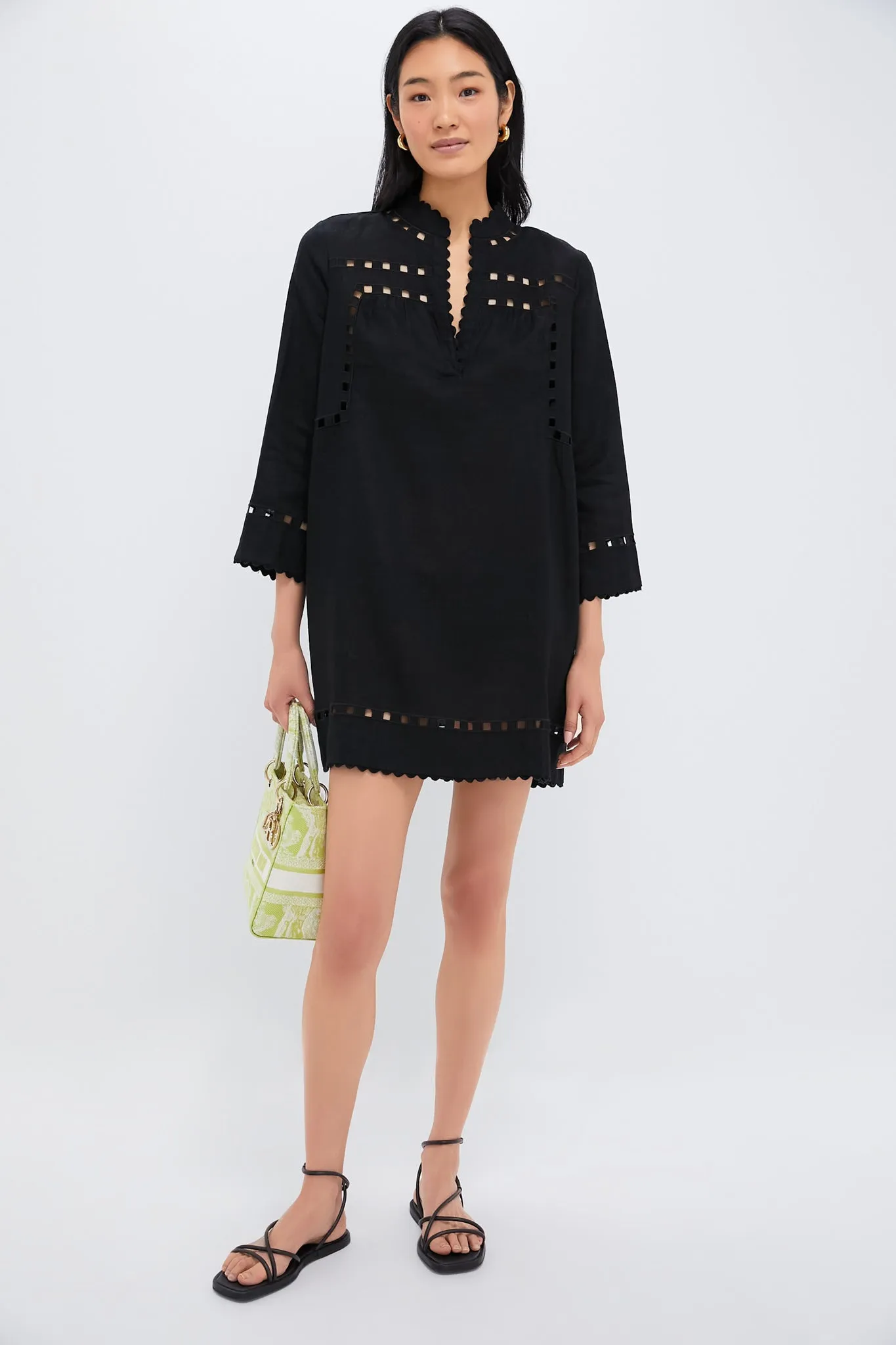 Black Cutout Dawson Tunic