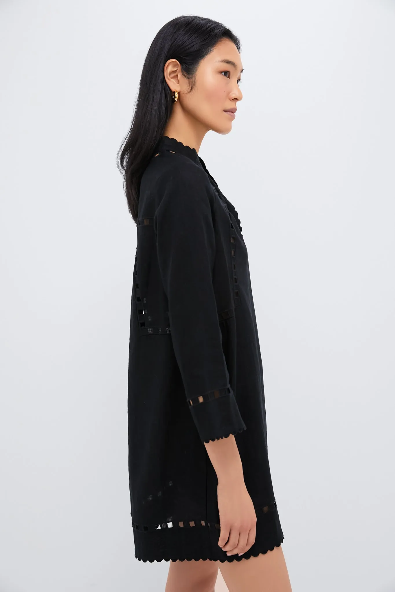 Black Cutout Dawson Tunic