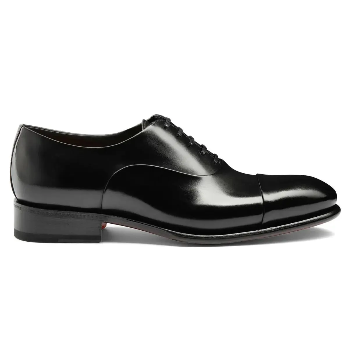 Black Lace Up Oxford Shoe