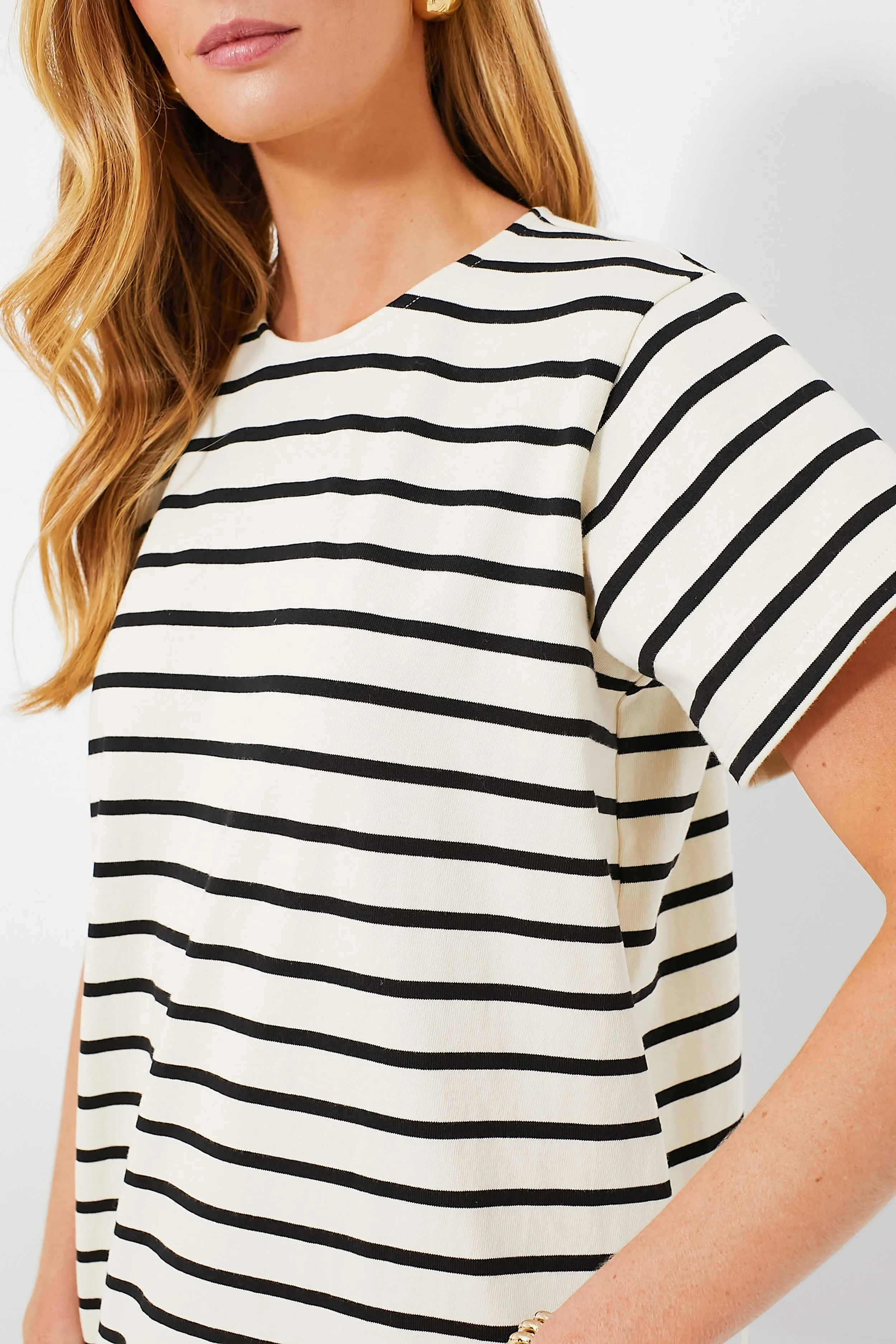 Black Stripe Lucie Dress