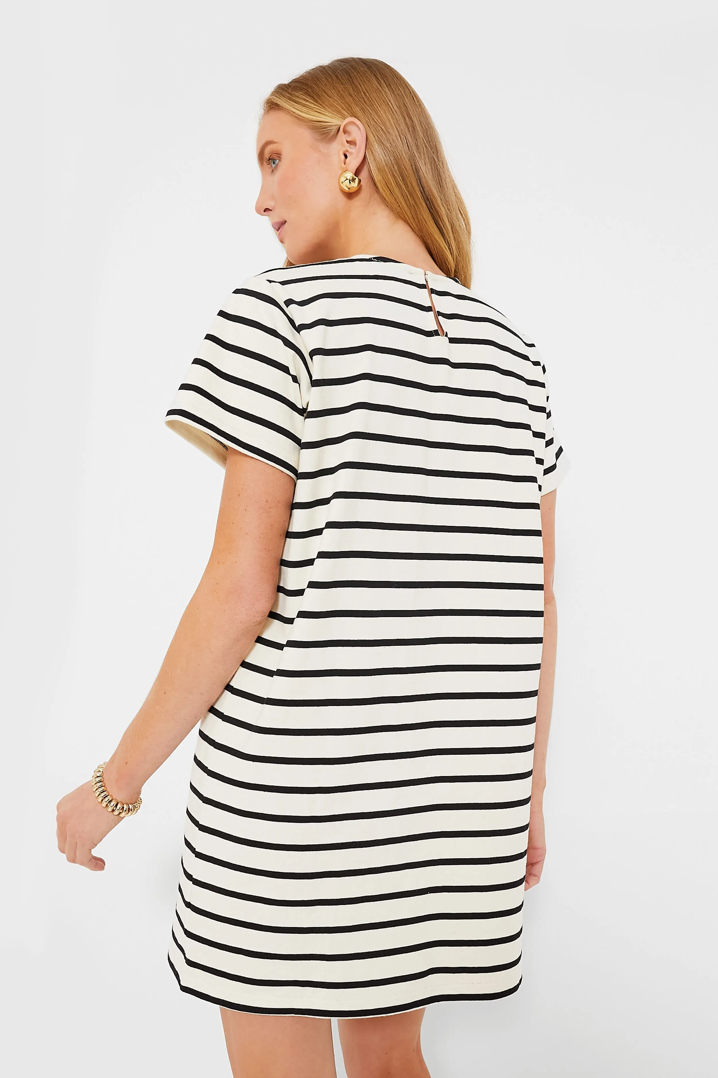 Black Stripe Lucie Dress