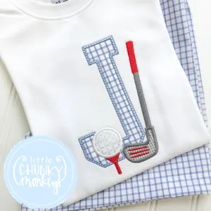 Boy Shirt - Golf Initial