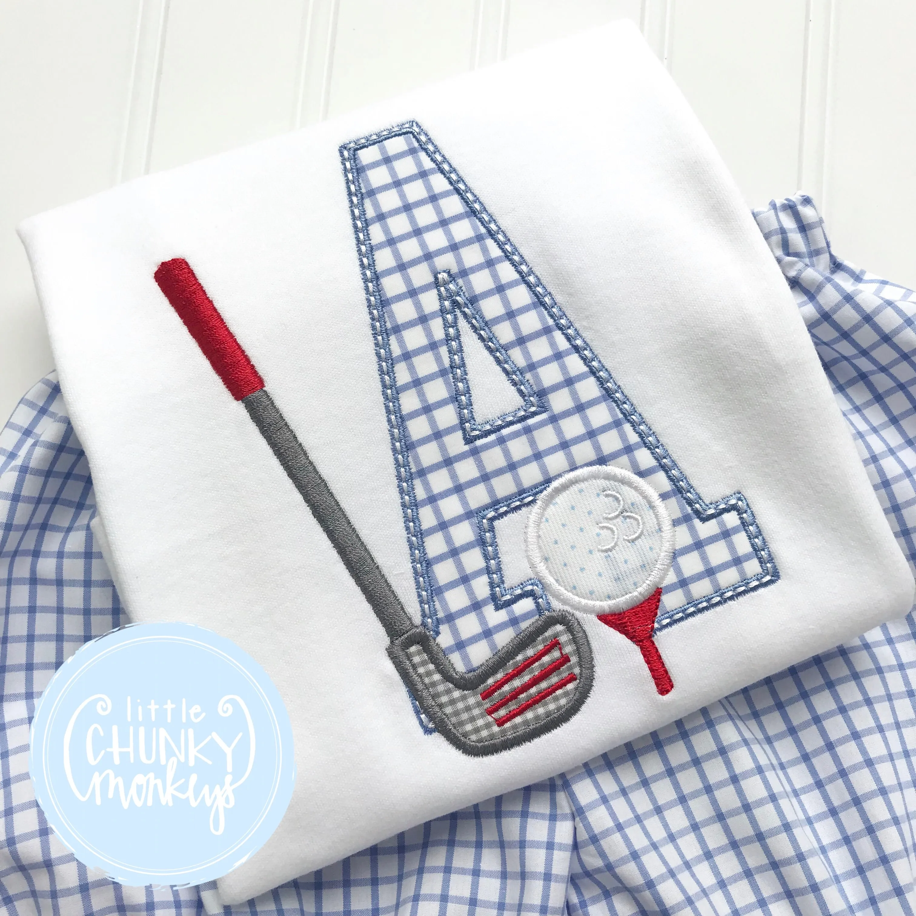 Boy Shirt - Golf Initial