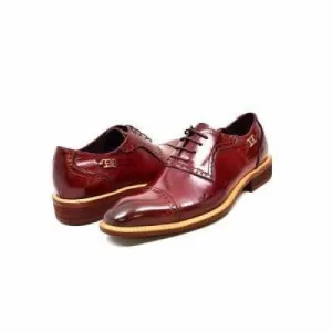 British Walkers Executive Men's Bordeaux Leather Professional Loafers