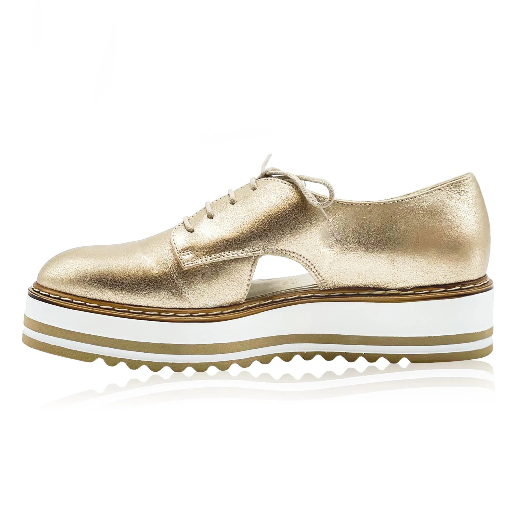 Brody - Metallic Gold Oxford