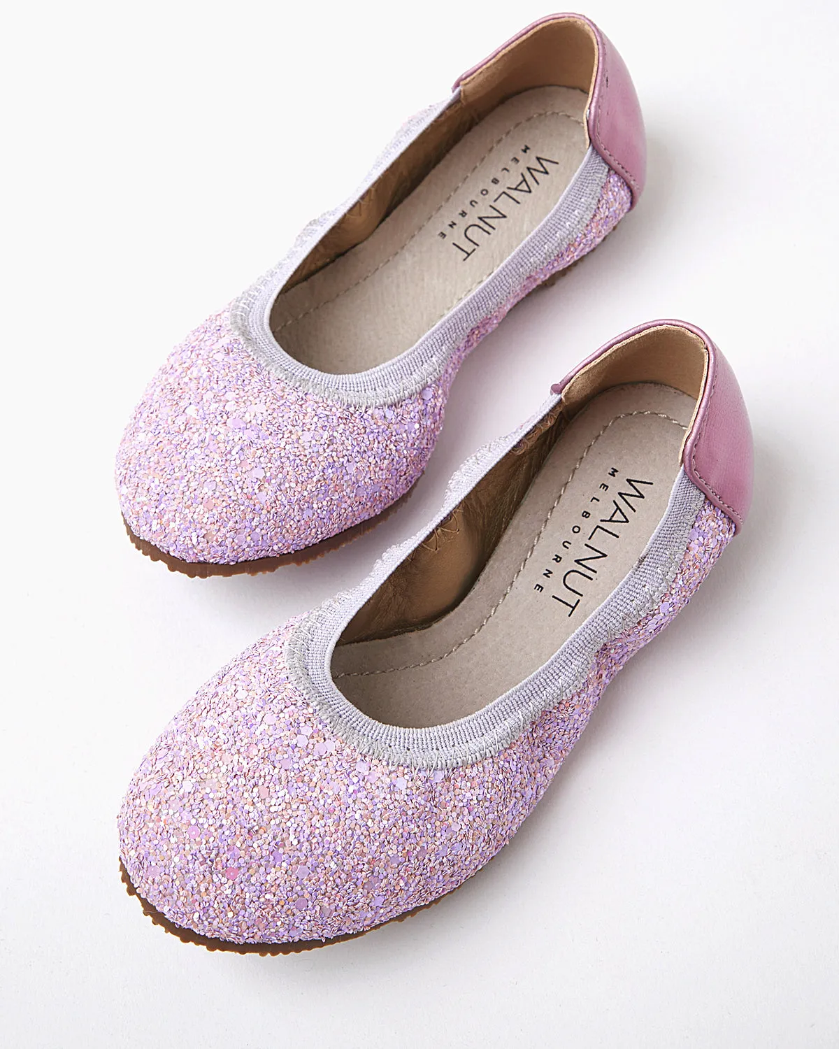 Catie Party Ballet - Violet Glitter