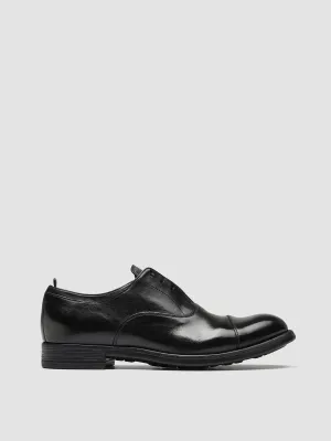 CHRONICLE 003 - Black Leather Oxford Shoes