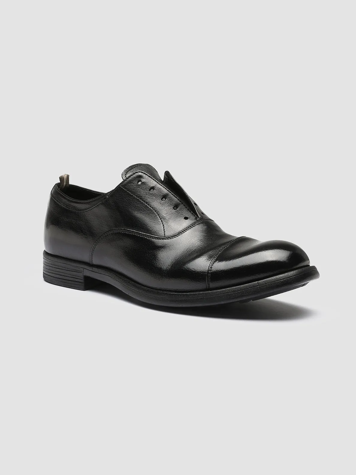 CHRONICLE 003 - Black Leather Oxford Shoes