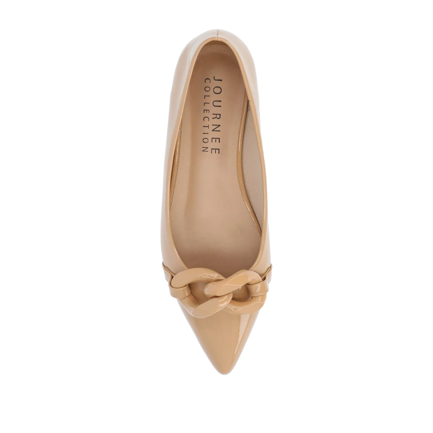 CLAREEN BALLET FLATS IN PATENT