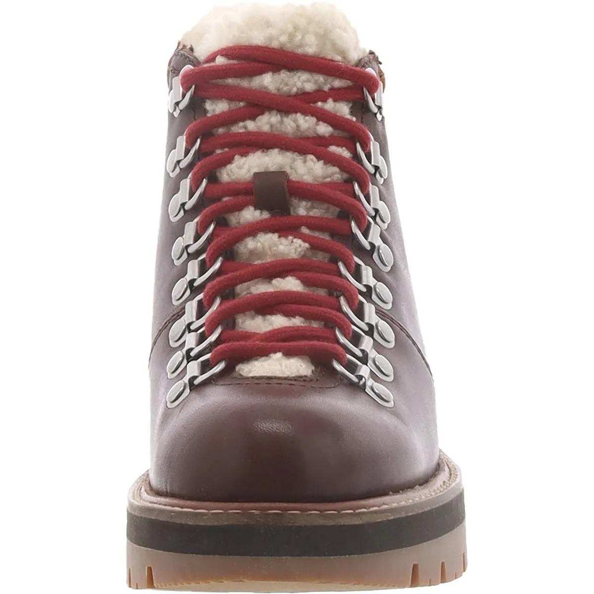 Clarks Womens Orianna Alpine Leather Faux Fur Hiking Boots