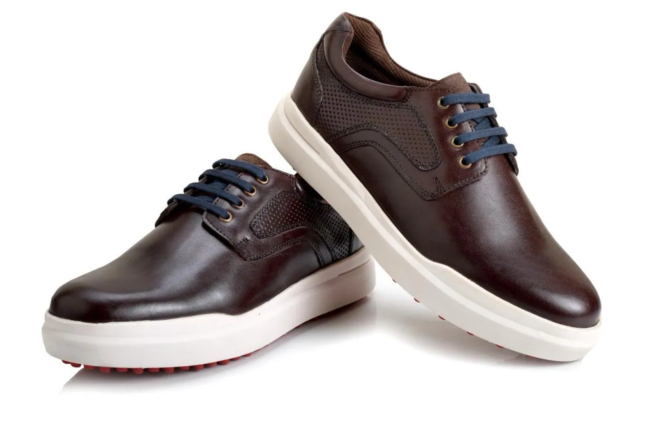 Collian Lace up Full Brown