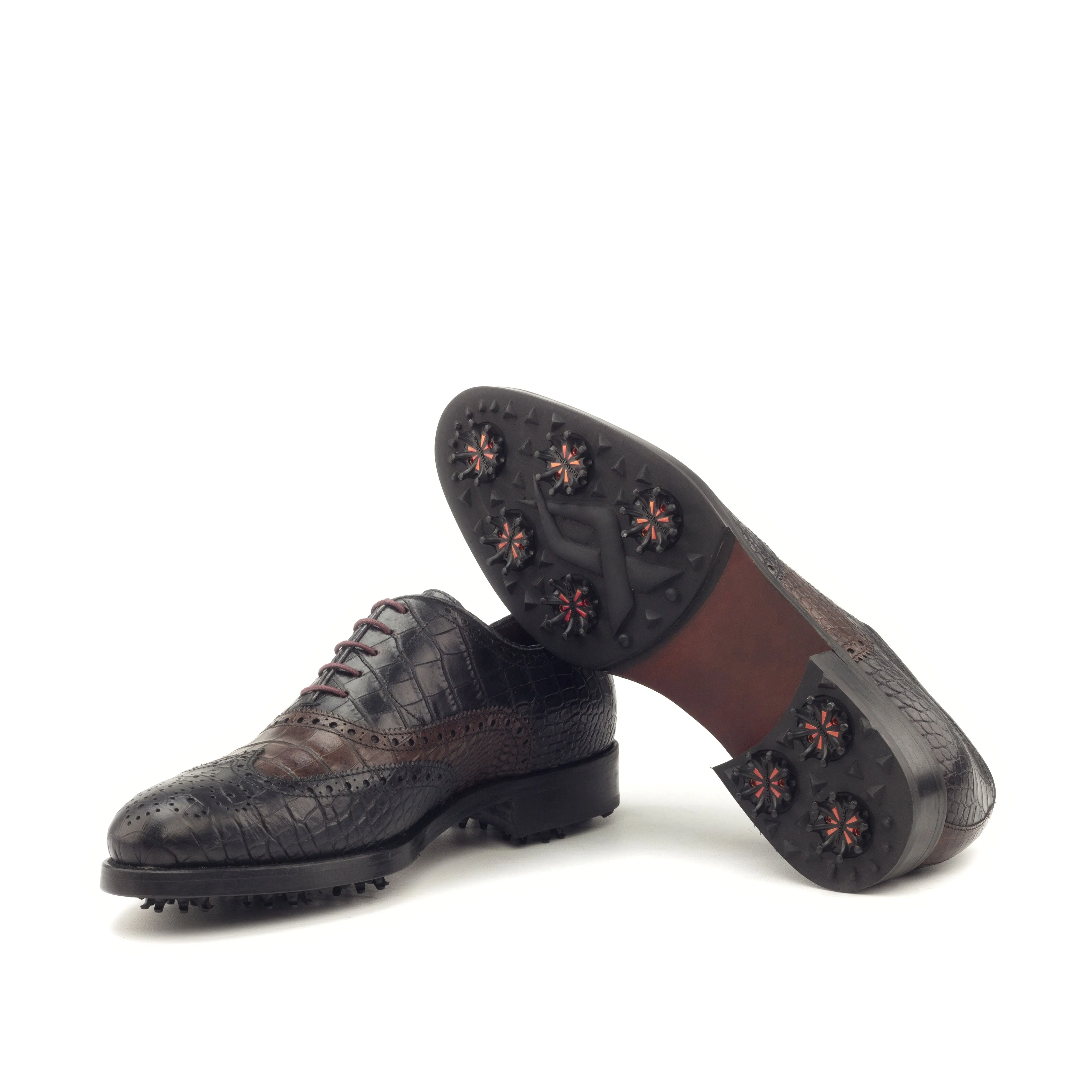 Customizable Brogue Golf Shoe $595