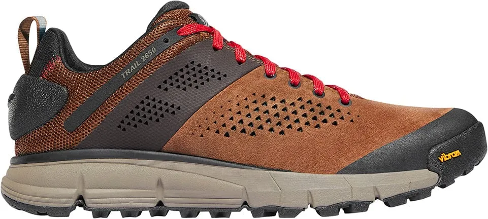 Danner Men's Trail 2650 Brown/Red Hiking Shoes 61272