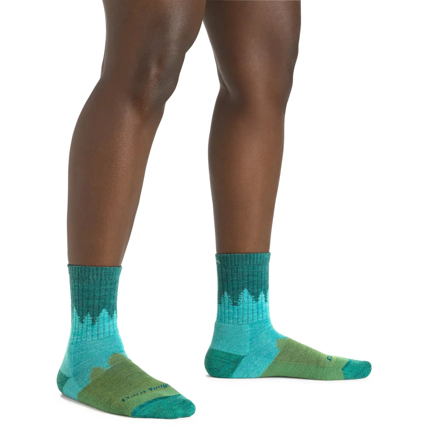 Darn Tough 1971 Women's Treeline Micro Crew Midweight Hiking Sock - Aqua