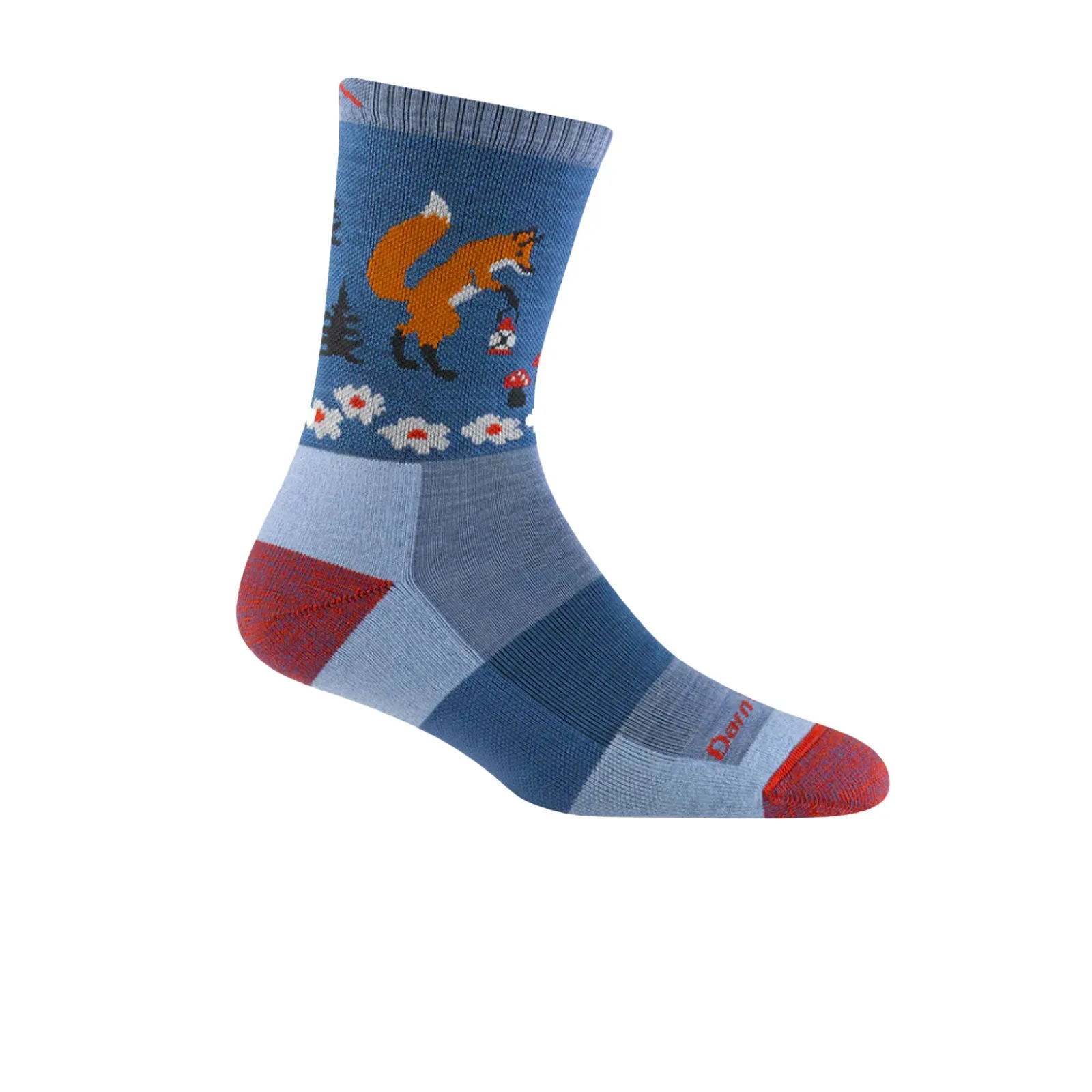 Darn Tough Critter Club Lightweight Micro Crew Sock with Cushion (Women) - Vapor