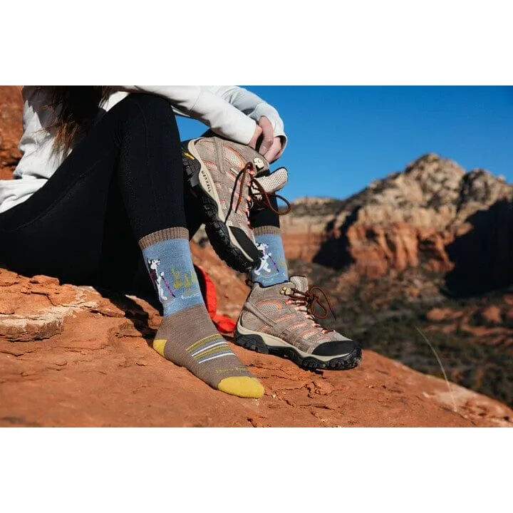 DARN TOUGH CRITTER CLUB MICRO CREW LIGHTWEIGHT HIKING SOCK WOMEN'S